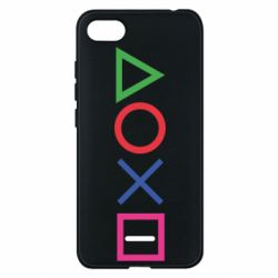 Чехол для Xiaomi Redmi 6A Кнопки PlayStation-PrintSalon Чехол для Xiaomi Redmi 6A Кнопки PlayStation