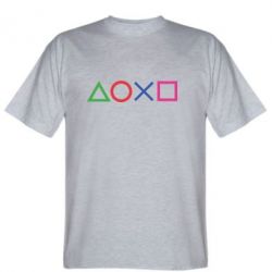 Чоловіча футболка Stedman Кнопки PlayStation - PrintSalon