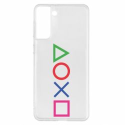 Чохол для Samsung S21+ Кнопки PlayStation - PrintSalon