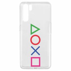 Чохол для Oppo A91 / Reno3Кнопки PlayStation - PrintSalon