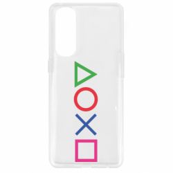 Чохол для Oppo Reno 4 Pro Кнопки PlayStation - PrintSalon