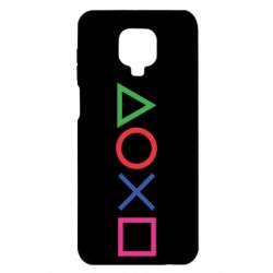 Чохол для Xiaomi Redmi Note 9S / 9Pro / 9Pro Max Кнопки PlayStation - PrintSalon