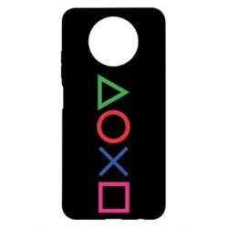 Чехол для Xiaomi Redmi Note 9 5G/Redmi Note 9T Кнопки PlayStation