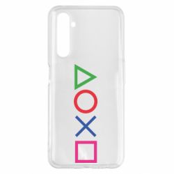 Чохол для Realme 6 Pro Кнопки PlayStation - PrintSalon