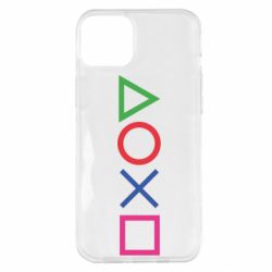 Чохол для iPhone 14 Plus Кнопки PlayStation - PrintSalon