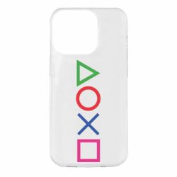 Чохол для iPhone 14 Pro Кнопки PlayStation - PrintSalon