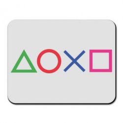 Килимок для миші Кнопки PlayStation - PrintSalon