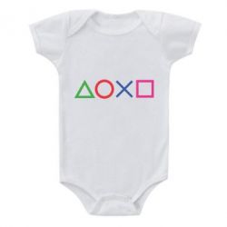 Дитячий бодік Кнопки PlayStation - PrintSalon