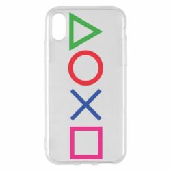 Чохол для iPhone X/Xs Кнопки PlayStation - PrintSalon