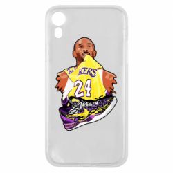 Чехол для iPhone XR Kobe Bryant and sneakers - PrintSalon