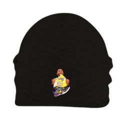 Шапка флисовая Kobe Bryant and sneakers - PrintSalon