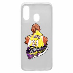 Чехол для Samsung A40 Kobe Bryant and sneakers - PrintSalon