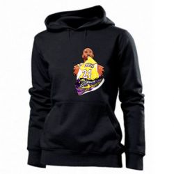 Женское худи Kobe Bryant and sneakers - PrintSalon