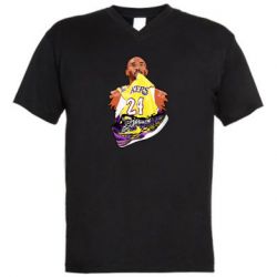Чоловіча футболка з V-подібним вирізом Kobe Bryant and sneakers