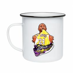 Кружка емальована Kobe Bryant and sneakers