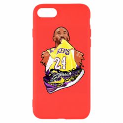Чехол для iPhone 7 Kobe Bryant and sneakers - PrintSalon