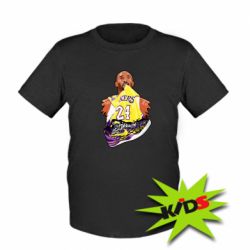 Детская футболка Kobe Bryant and sneakers - PrintSalon