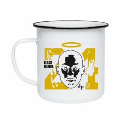 Кружка эмалированная Kobe Bryant art - PrintSalon