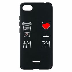 Чохол для Xiaomi Redmi 6A Кофе и бокал с вином - PrintSalon
