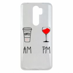 Чохол для Xiaomi Redmi Note 8 Pro Кофе и бокал с вином - PrintSalon