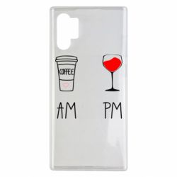 Чохол для Samsung Note 10 Plus Кофе и бокал с вином - PrintSalon