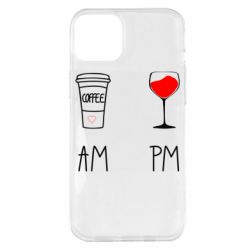 Чохол для iPhone 14 Plus Кофе и бокал с вином - PrintSalon