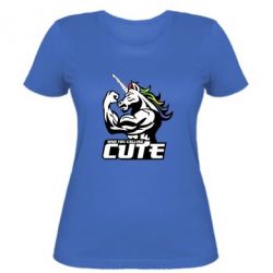 Жіноча футболка Кого ти назвав милим - PrintSalon