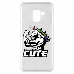 Чохол для Samsung A8 2018 Кого ти назвав милим - PrintSalon