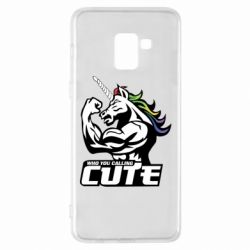 Чохол для Samsung A8+ 2018 Кого ти назвав милим - PrintSalon