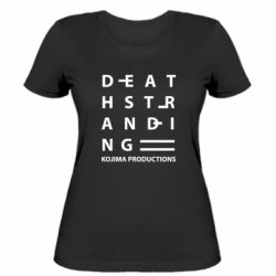 Женская футболка Kojima Productions - PrintSalon