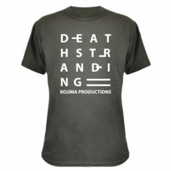 Камуфляжная футболка Kojima Productions - PrintSalon