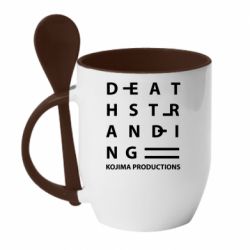 Чашка с ложкой Kojima Productions - PrintSalon