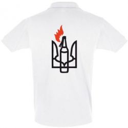 Мужское поло Коктейль Молотова - PrintSalon