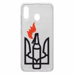 Чехол для Samsung A20 Коктейль Молотова - PrintSalon