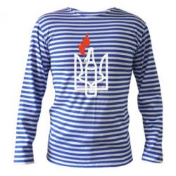 Тельняшка с длинным рукавом Коктейль Молотова - PrintSalon