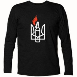 Футболка с длинным рукавом Коктейль Молотова - PrintSalon