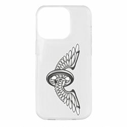 Чехол для iPhone 14 Pro Колесо и крылья - PrintSalon