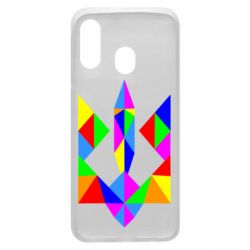 Чехол для Samsung A40 Кольоровий герб - PrintSalon