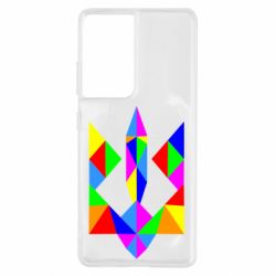 Чехол для Samsung S21 Ultra Кольоровий герб - PrintSalon