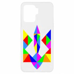 Чехол для Oppo Reno 5 Lite Кольоровий герб - PrintSalon