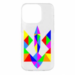 Чехол для iPhone 14 Pro Кольоровий герб - PrintSalon