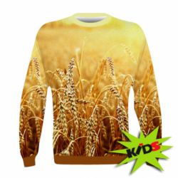 Дитячий 3D світшот Колоски