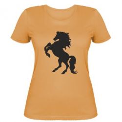 Женская футболка Конь - PrintSalon