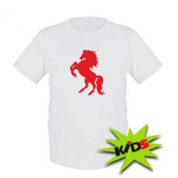 Детская футболка Конь - PrintSalon