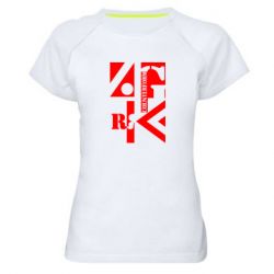 Женская футболка для спорта Контрформа - PrintSalon