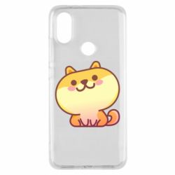 Чехол для Xiaomi Mi A2 Корги с улыбкой - PrintSalon