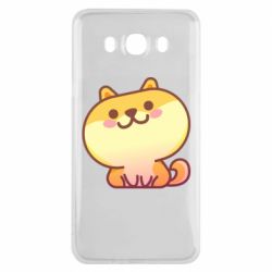 Чехол для Samsung J7 2016 Корги с улыбкой - PrintSalon