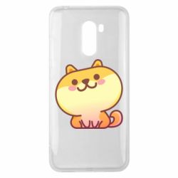 Чехол для Xiaomi Pocophone F1 Корги с улыбкой - PrintSalon