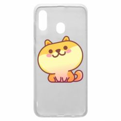 Чехол для Samsung A20 Корги с улыбкой - PrintSalon