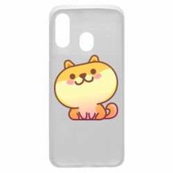 Чехол для Samsung A40 Корги с улыбкой - PrintSalon